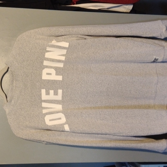 VICTORIA’S Secret boxy French Terry sweatshirt size medium - Picture 1 of 7